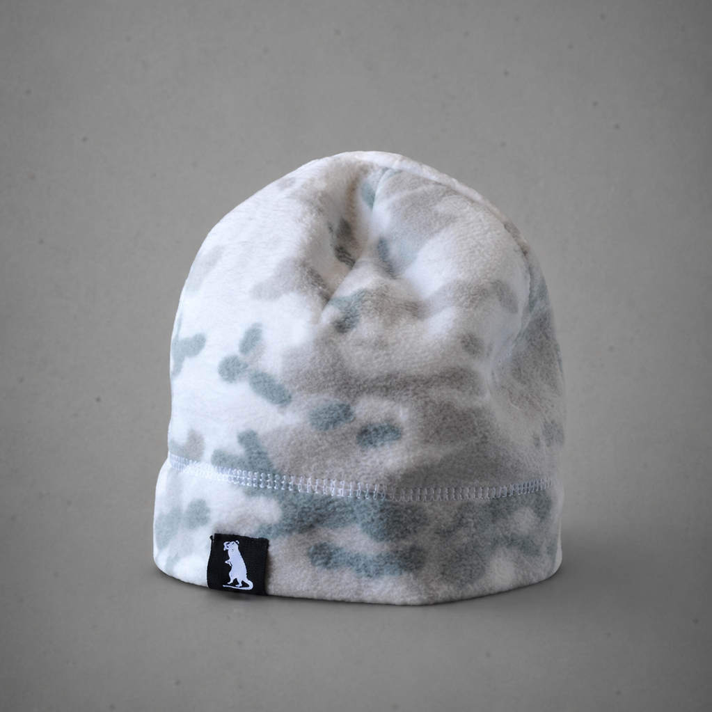 BEANIE WHITE CAMO
